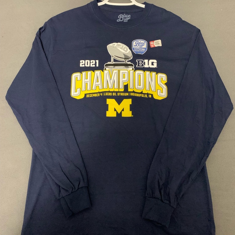 NCAA 2021 Michigan Big 10 Champion Shirt